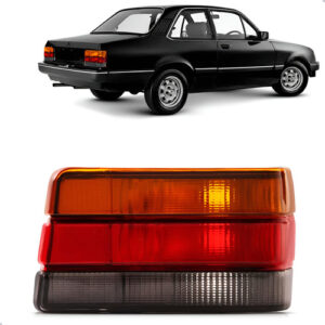 Lanterna Chevette 1987 A 1996 Fume Bronze 1ª Linha - Direito - Tricolor