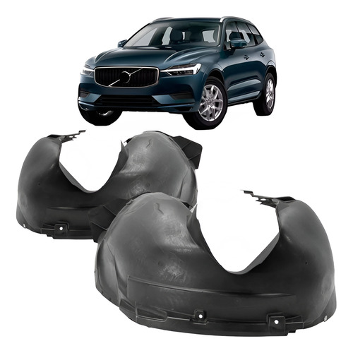 Par Asa Urubu Para Volvo Xc60 2018 2019 2020 2021 Dianteiro