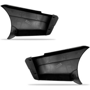 Par Ponteira Traseira Parachoque Strada 1997 A 2006 Preta