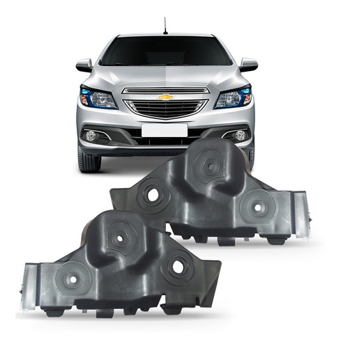 Par Guia Suporte Parachoque Onix Prisma 2012 13 14 15 2016