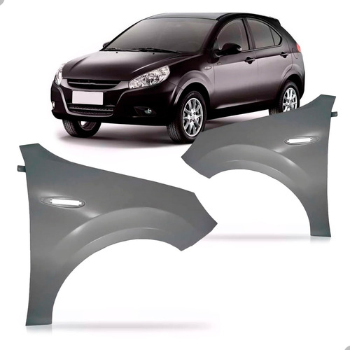 Par Paralama Para Jac J3 Hatch E Sedan 2010 2011 2012 2013