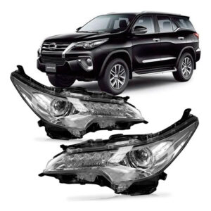 Par Farol Elétrico Hilux Sw4 2016 A 2020 C/ Led