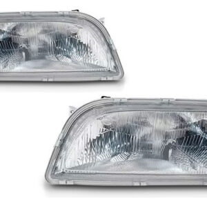 Par Farol Para Volvo S70 1997 1998 1999 2000 Lente Raiada