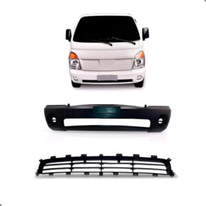 Kit Parachoque Para Hr 2005 A 2012 Com Grade 1a Linha  Preto