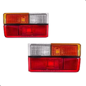 Par Lanterna Friso Preto Tricolor Para Gol 1980 A 1986 Vermelho