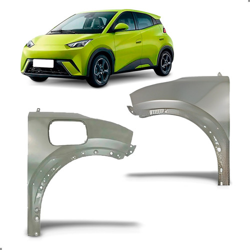 Par Paralama Para Dolphin Mini 2023 2024 2025 Com Furo