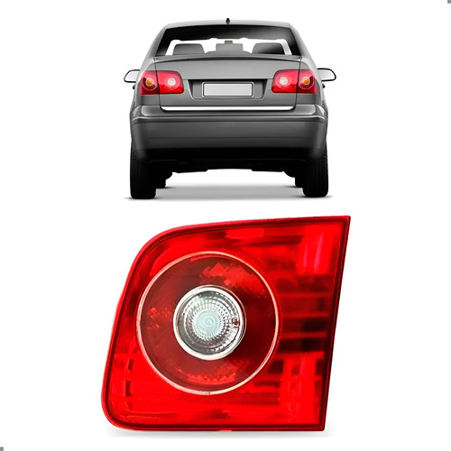 Lanterna Da Tampa Mala Para Polo Sedan 2007 A 2014 1ª Linha Direito Passageiro