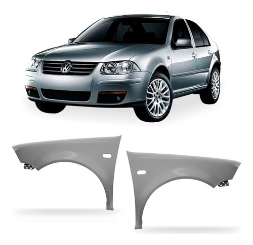 Par Paralama Para Bora 2008 A 2011 Com Furo