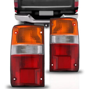 Par Lanterna Traseira Aro Preto Hilux 1992 Até 2001 4x4/4x2.