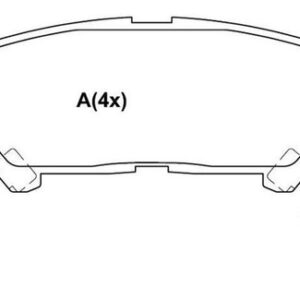 Pastilha Traseira Trailblazer 2012 Em Diante