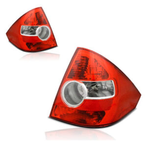 Kit Parachoque Traseiro Fiesta 2003 A 2010 Com Par Lanternas