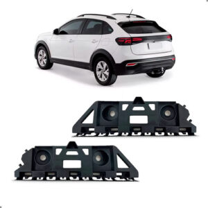 Par Suporte Guia Parachoque Nivus 2020 A 2024 Traseiro