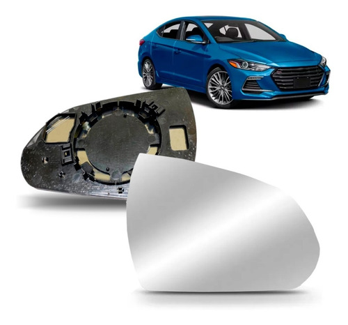Par Lente De Retrovisor Com Base  Elantra 2017 2018