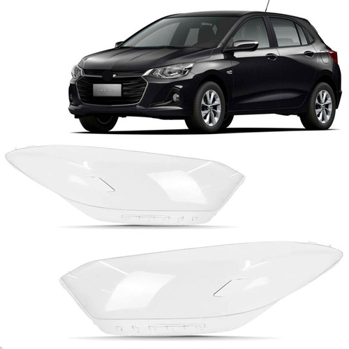 Par Lente Farol Para Chevrolet Onix 2020 A 2024