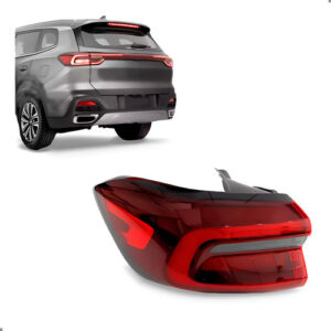 Lanterna Tiggo 8 2021 2022 2023 Canto Com Led 1ª Linha Esquerdo/motorista Vermelho