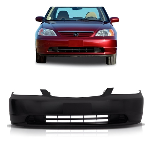 Envolvente Dianteiro Civic 2001 2002 2003 1a Linha Novo Preto