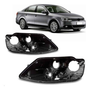Par Carcaça Farol Vw Jetta 2011 2012 2013 2014 2015 A 2018