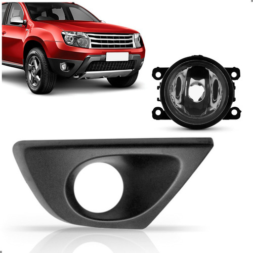 Farol Milha Com Moldura Para Duster 2016 A 2020 Direito