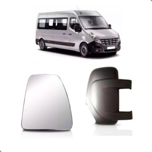 Kit Capa Retrovisor Master 2013 A 2025 Braço Curto + Lente