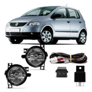 Kit Farol Milha Auxiliar Neblina Fox 2003 À 2008