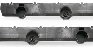 Par Suporte Guia Versa 2011 A 2014 Parachoque Traseiro