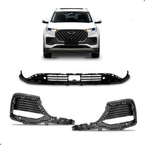 Kit Parachoque Inferior Tiggo 8 Pro 2022 A 2026 Par Moldura Preto