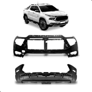 Kit Parachoque Dianteiro Para Toro 2022 A 2025 Superior Inf. Preto