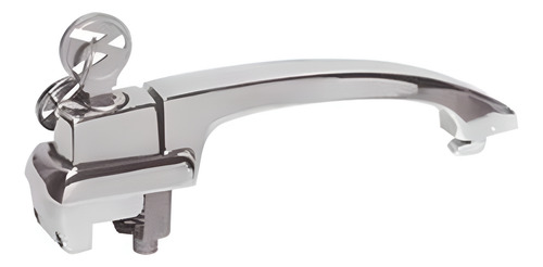 Macaneta Externa Com Chave Fusca .../77 Karman Ghia Prateado