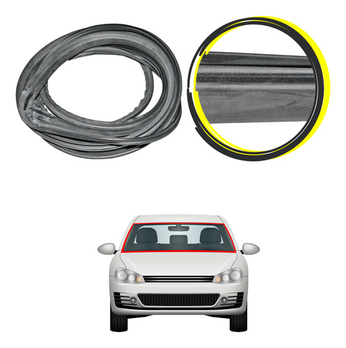 Borracha Para-brisas Hr 04 Em Diante