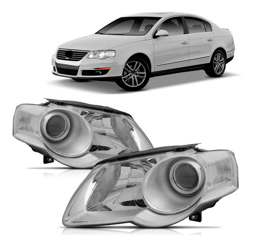 Par Farol Passat Highline 2006 A 2010 Elétrico S/motor