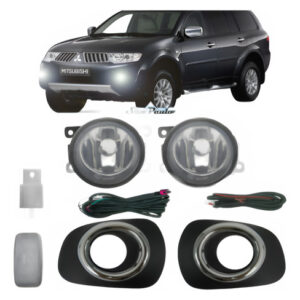 Kit Farol De Milha Cromado Pajero Dakar 2012 2013 2014