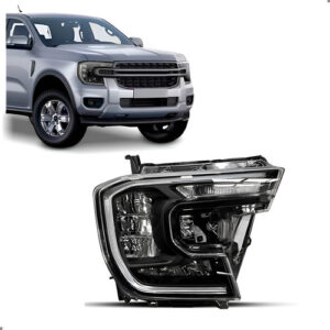 Farol Full Led Para Ranger 24 25 Com Reator 8 Pinos 1ª Linha - Direito/passageiro