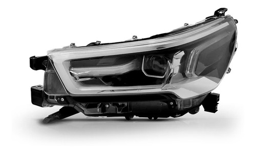 Farol Hilux Srv 2021 2022 C/ Led Aro Cinza 1ª Linha Esquerdo/motorista