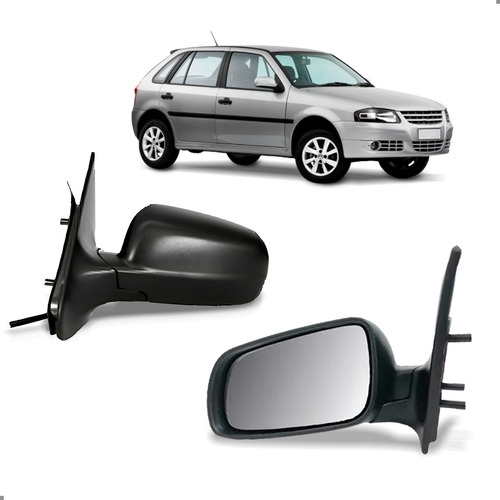 Par Retrovisor Externo Para Gol G3 G4 1999 A 2008