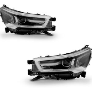 Par Farol Hilux Srv 2021 2022 C/ Led Aro Cinza