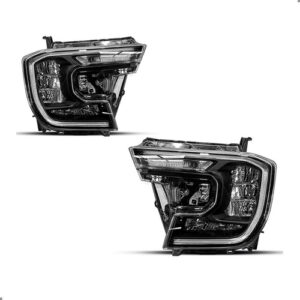 Par Farol Full Led Para Ranger 2024 2025 Com Reator 8 Pinos Ambos Lados
