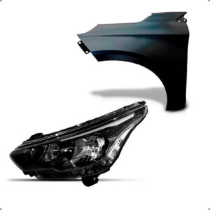 Kit Colisão Para Fiat Argo 2024 2025 Farol/paralama Esquerdo