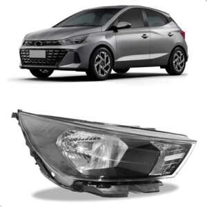 Farol Para Hyundai Hb20 2023 2024 Sem Led 1ª Linha Direito/passageiro