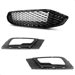 Kit Grade Ford Fusion 2017 A 2019 C/ Molduras Black Piano Preto