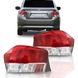 Par Sinaleira Traseira Honda City 2009 2010 2011 2012 Vermelho
