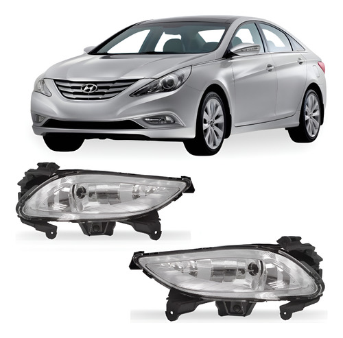 Par Farol Milha Sonata 2011 A 2014 Aclilico