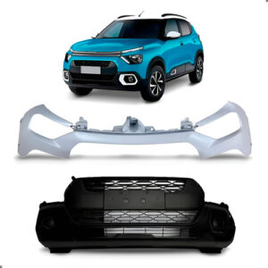 Parachoque Para Citroen C3 2021 A 2025 Superior E Inferior Preto