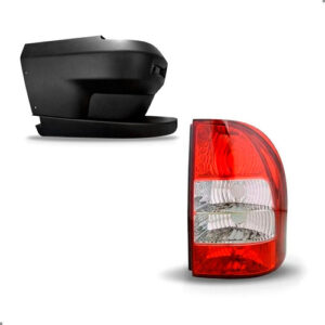 Kit Polaina Traseira Strada 2006 A 2008 C/ Sinaleira Direito