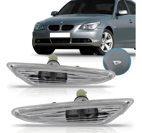 Par Sinaleira Lateral Bmw Serie 3 2002 2003 2004 05 Cristal