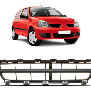 Grade Central Parachoque Clio 2006 07 08 09 10 2011 Preto