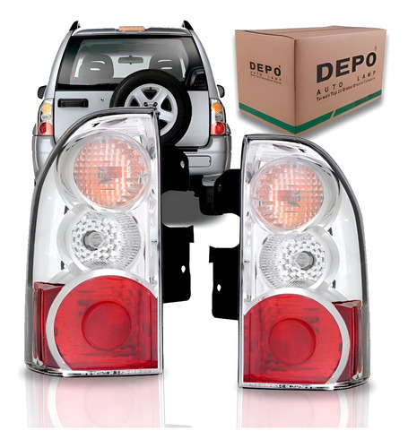 Par Sinaleira Traseira Tracker& Vitara Ano 1999 Á 2010 Cristal