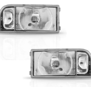 Kit Para D20 1993 A 1995 Par Farol + Piscas E Grade