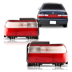 Par Sinaleira Traseira Corolla 1994 1995 1996 1997 Bicolor Vermelho