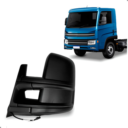 Retrovisor Eletrico Delivery 2017 A 2025 Curto Esquerdo