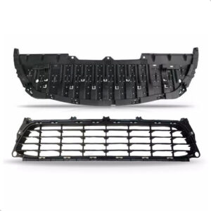 Kit Spoiler Saia Para Fluence 2014 A 2018 Com Grade Central Preto